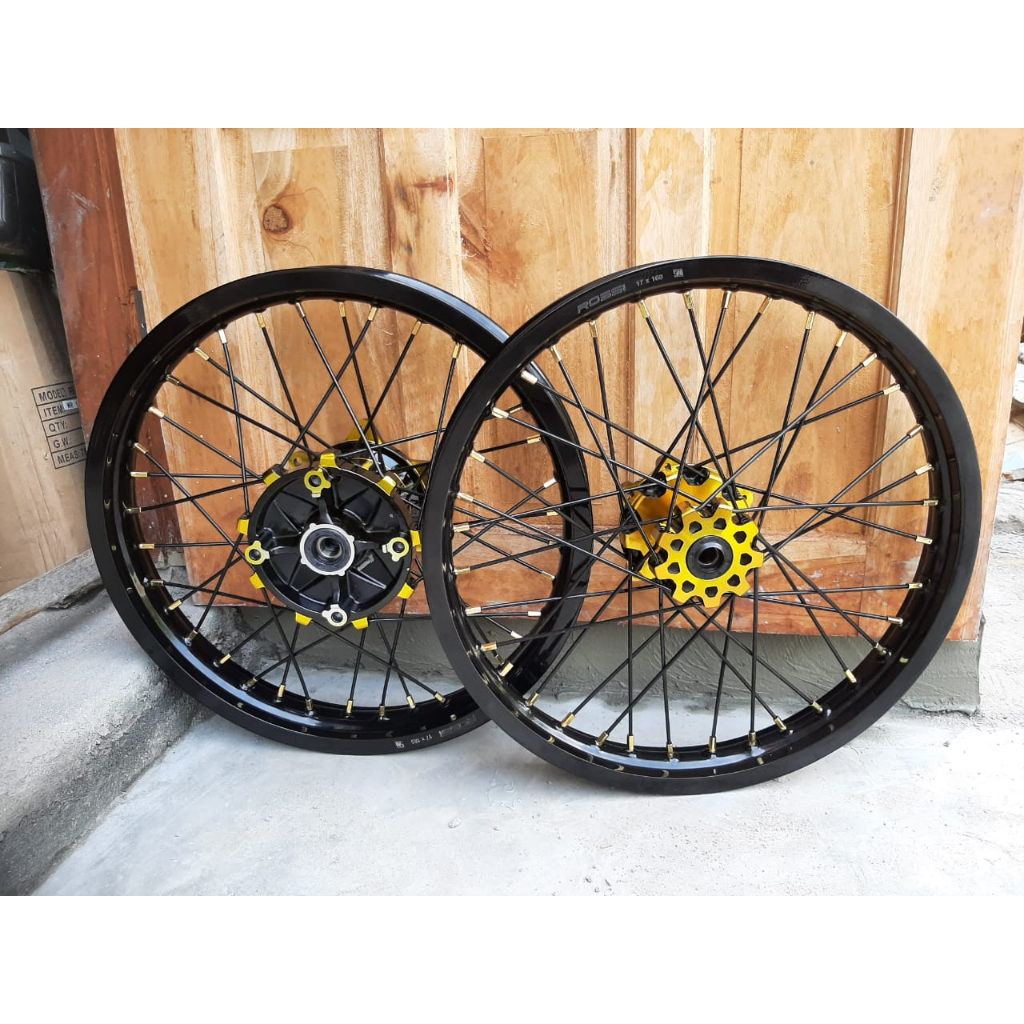 Velg Semi Cacing CRF Ring 17 Velk Set Herex Ukur 160 185 Tanpa Ban