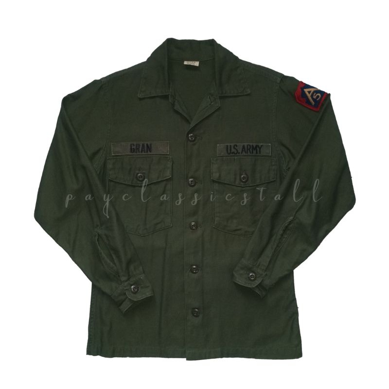 Kemeja Vintage OG107 / Fatigue Shirt, US Army 1960