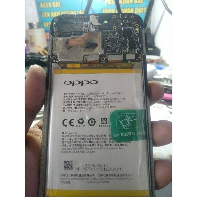 Mesin Oppo A3s Minus