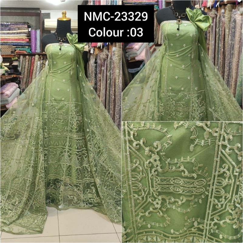 Kain Tile Brokat Etnik/Sumba NMC-23329 Sage green