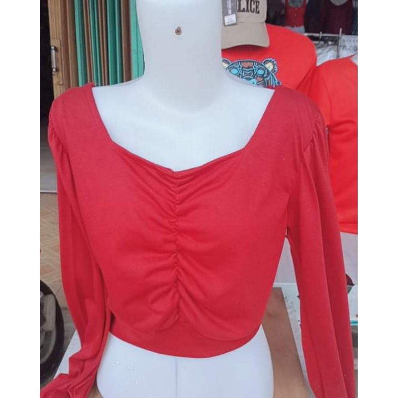 Atasan Crop top wanita-Baju crop wanita-Baju seksi kekinian