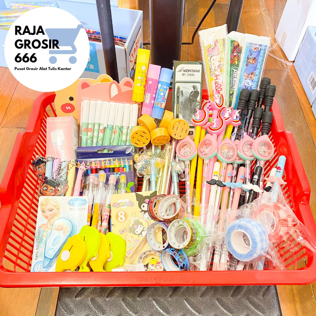 

HJK Rajagrosir Paket Alat Tulis 1000 Gram Atau 1 Kg Stationery