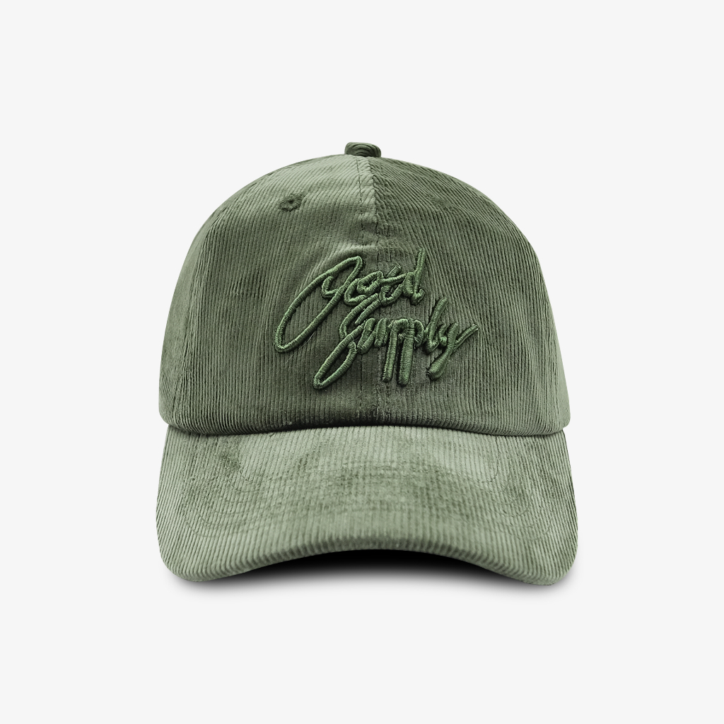 OOTDSUPPLY -  Polo Cap Corduroy Signature l Topi baseball | Polo Corduroy