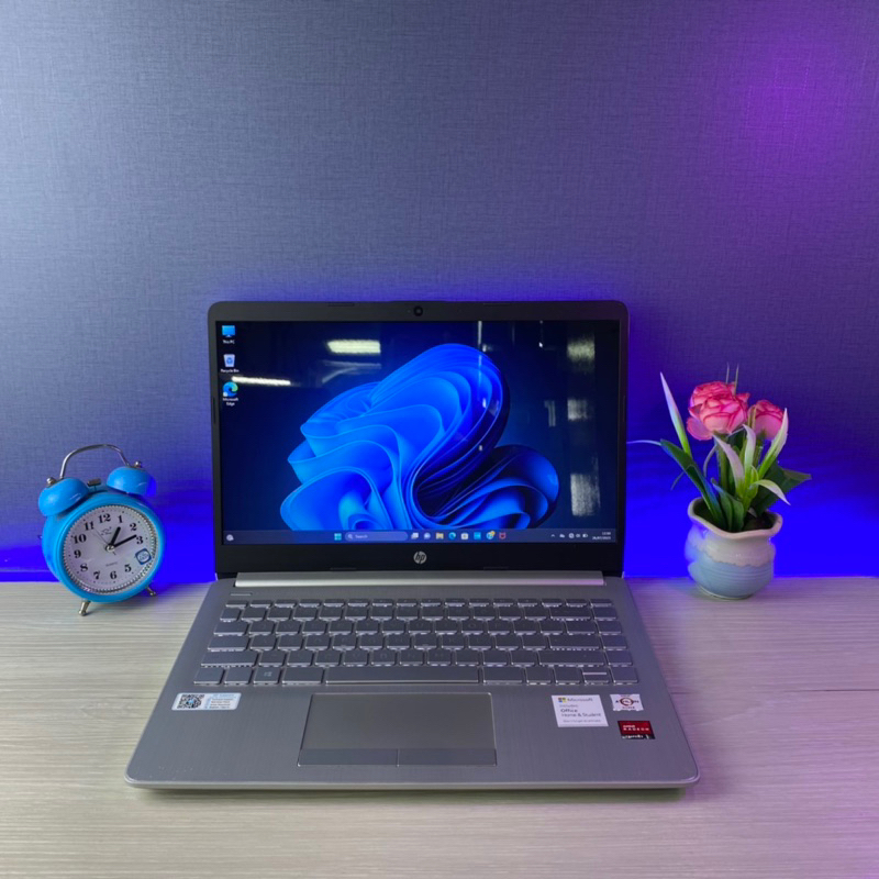 Laptop Hp 14s Amd Athlon N3050 Ram 4GB SSD 512GB WINDOWS MULUS