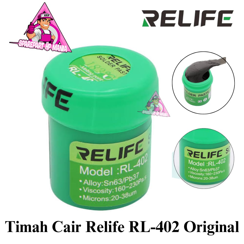 TIMAH CAIR RELIFE RL-402 183'C TIMAH PASTA ORIGINAL