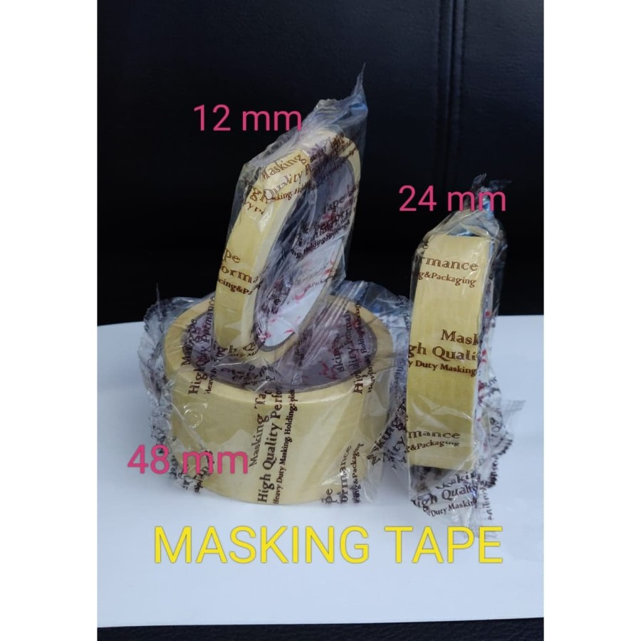 

Lakban Kertas / Masking Tape 1