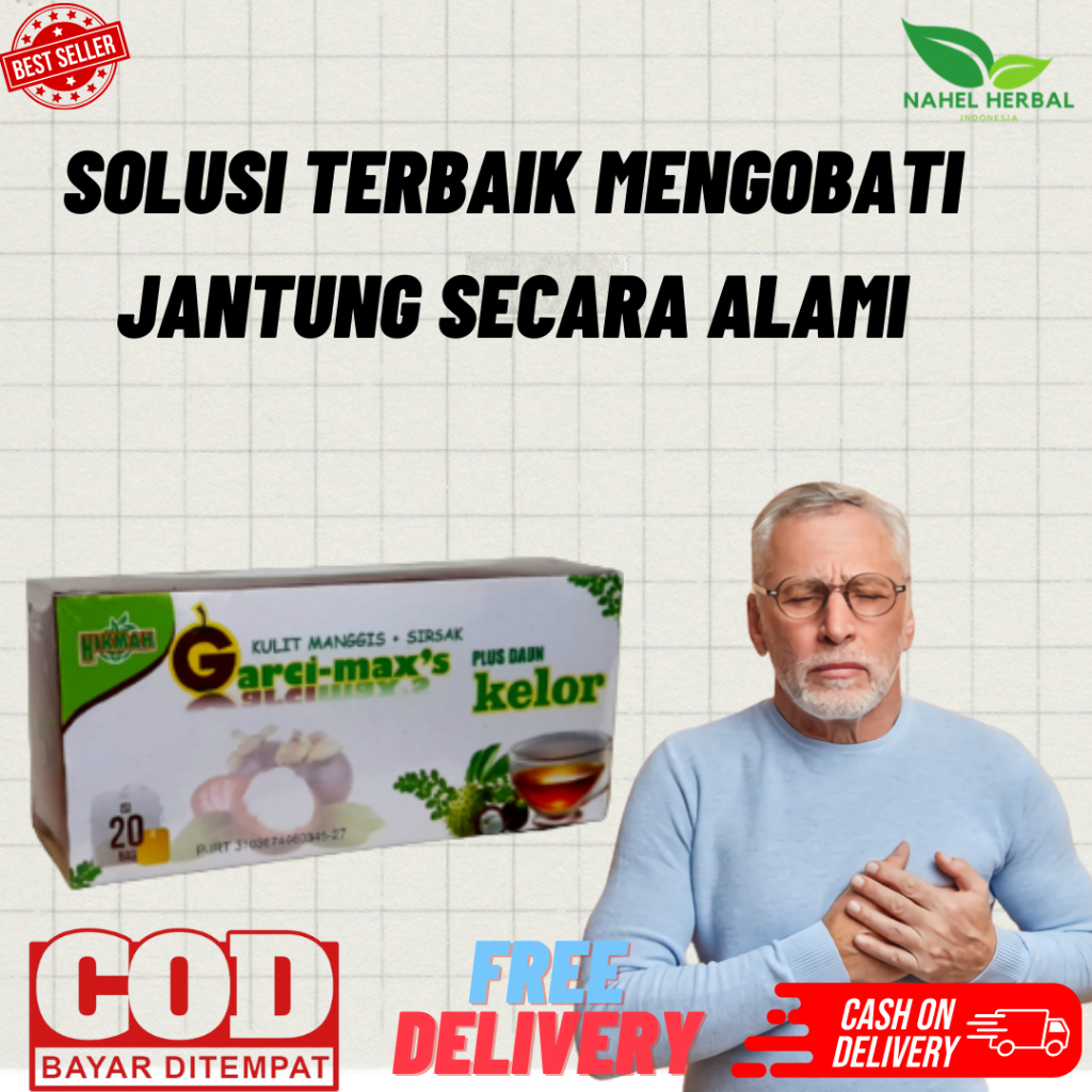 Jangan Biarkan Penyakit Jantung Membuatmu Lemah, Gunakan Teh Celup Garcimax - Obat Alergi & Biduran 