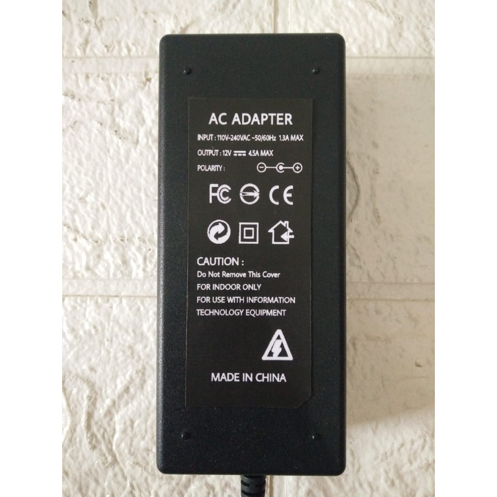 AC ADAPTER 12V 4.5A MAX
