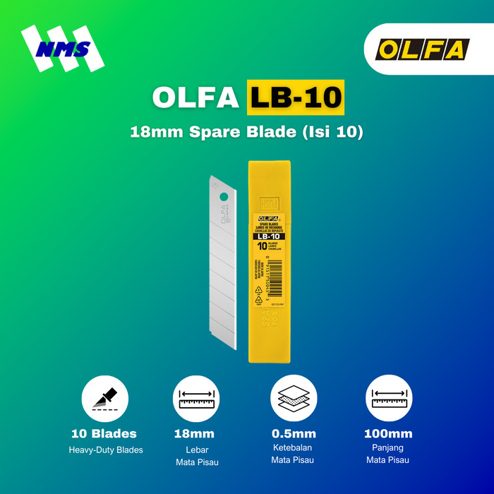 

OLFA LB-10 Spare Blade (10Pcs Pack) Original