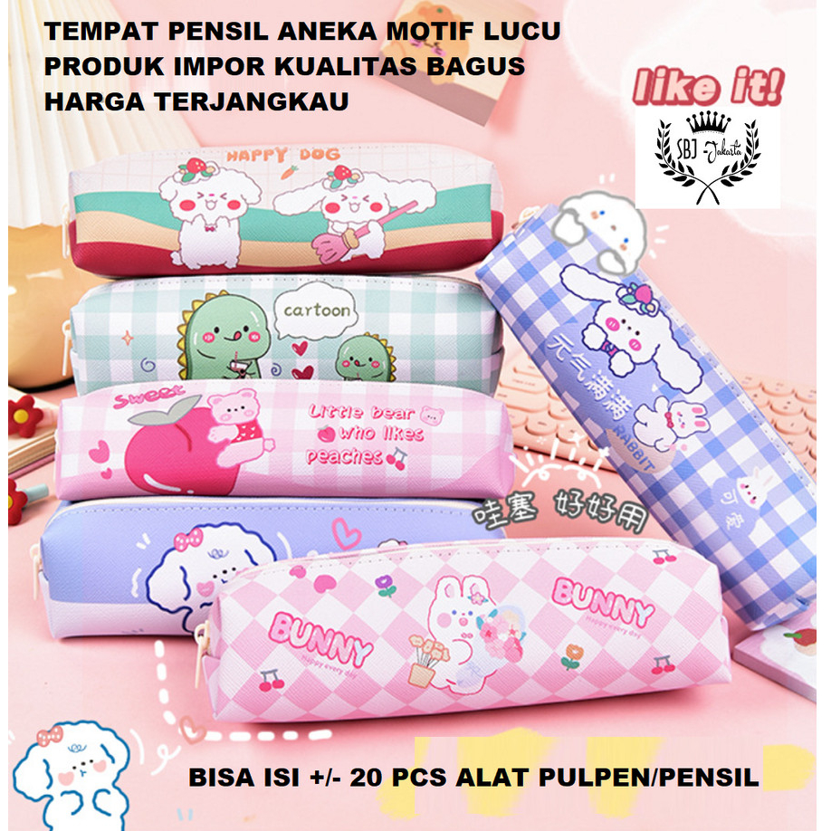 

Tempat pensil kotak pensil Korean style bisa utk hadiah souvenir gift
