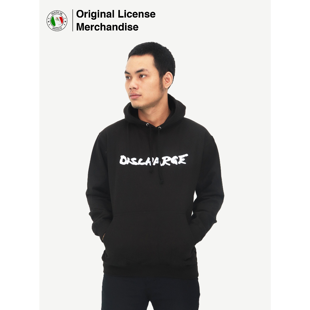 Sweater Hoodie Jaket Katun Polyester Pria Wanita Dewasa Premium Import Band Musik DISCHARGE Original