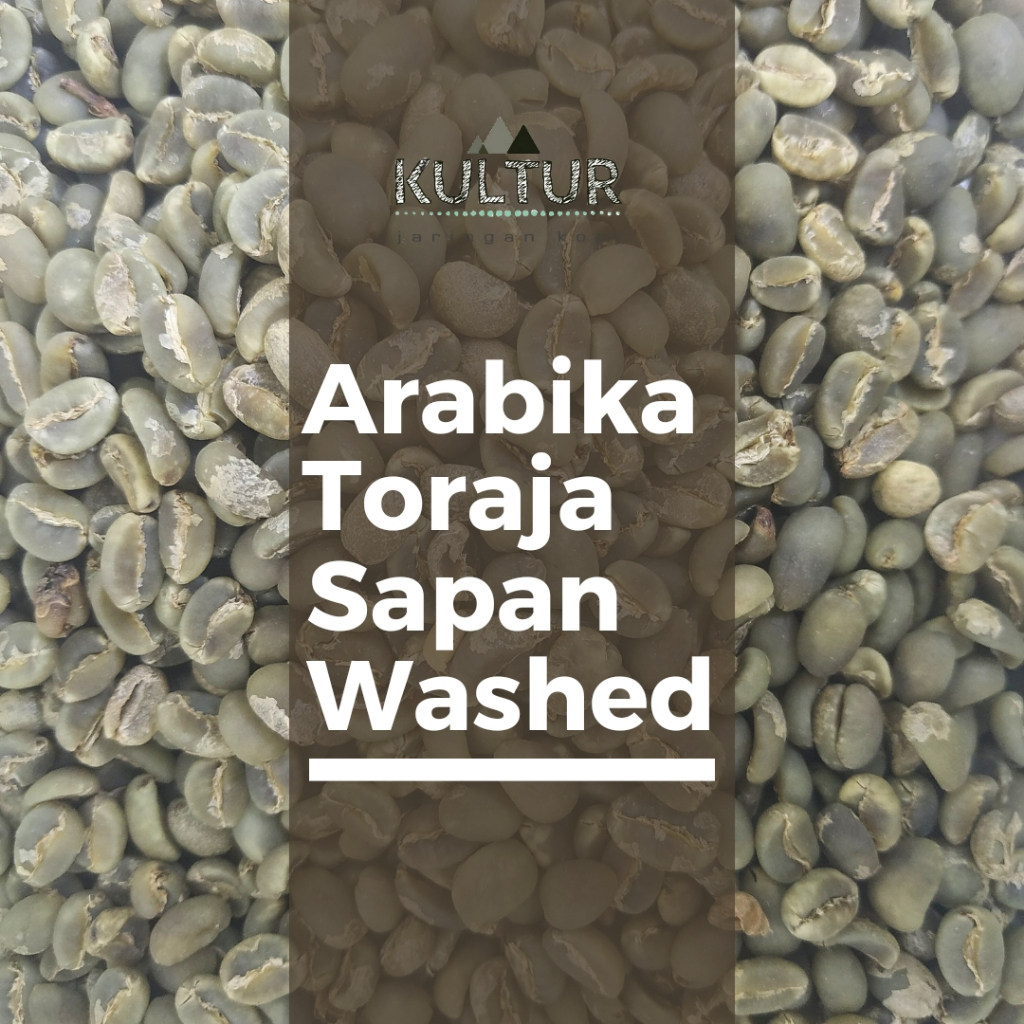 

GREEN BEAN ARABIKA TORAJA SAPAN WASHED BIJI KOPI MENTAH NETTO 1 KG