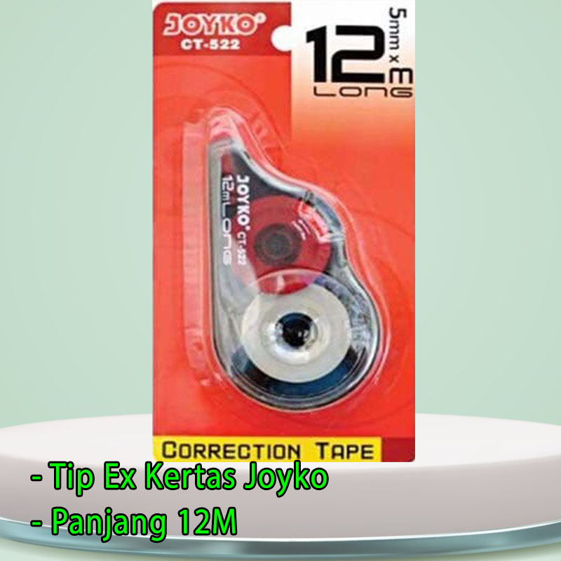 

Tip Ex Kertas Joyko CT - 522 ( 12M )