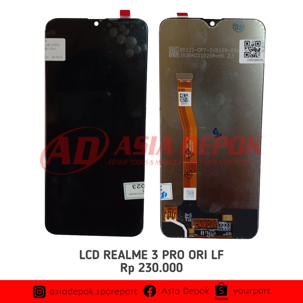 LCD REALME 3 PRO ORI