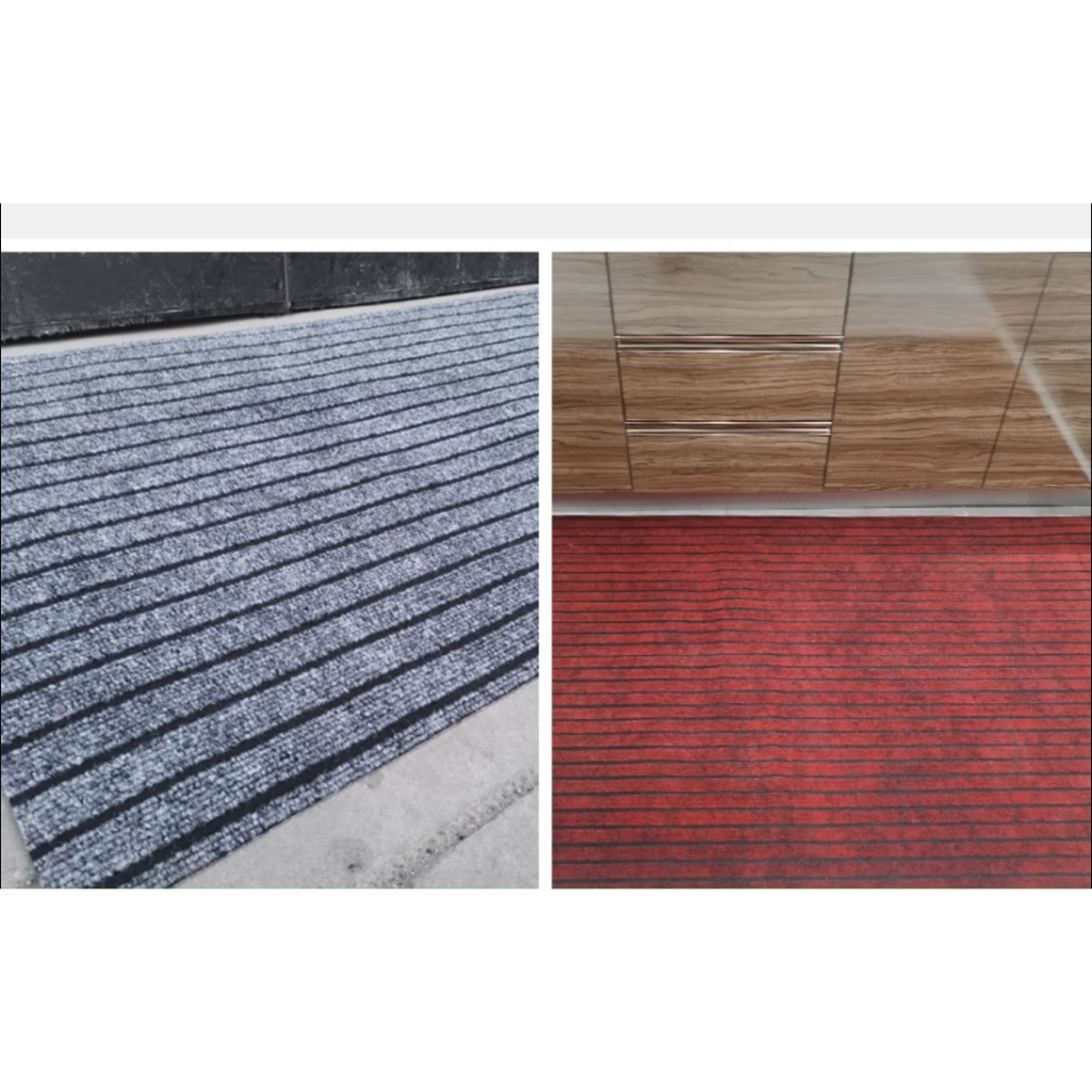 ALAS KARPET BULU ANTI SLIP KAMAR MANDI DEPAN PINTU / DAPUR KESET KARPET KARET PVC 40 X 120cm