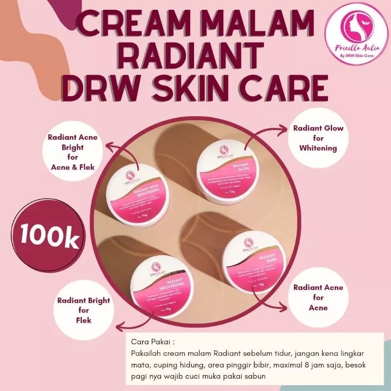krim malam DRW SKINCARE (harga ecer)