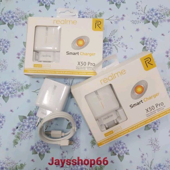 Charger Realme X5 Pro MICRO  USB Smart Charger SUPER VOOC