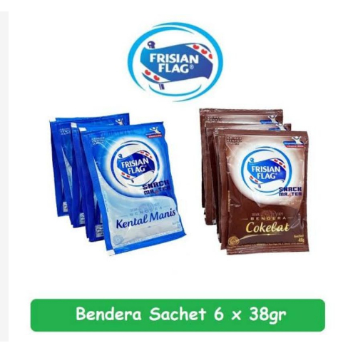

Frisian Flag Susu Kental Manis Sachet @38Gr 1 Renceng 6 Sachet - Gallery Shanum