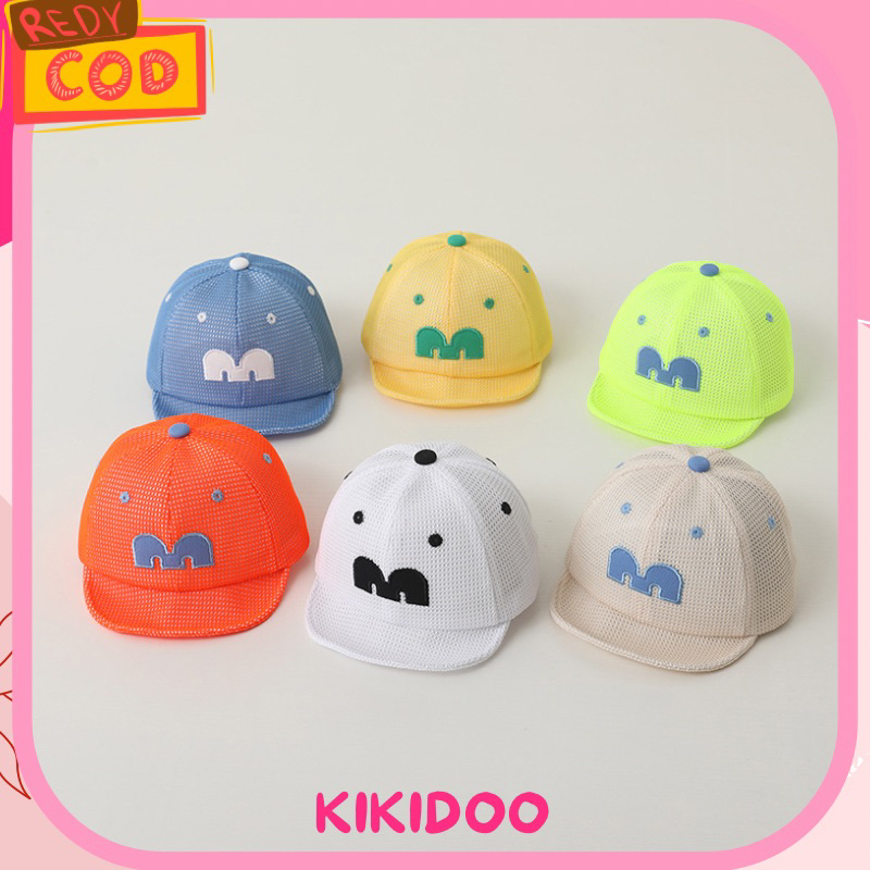 Kikidoo Topi Balita Fashion M Topi Anak Lucu Neon TP72