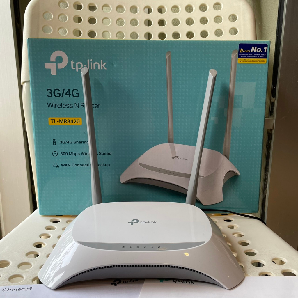 TP-LINK TL-MR 3420 Router 4G/3G USB Modem dan Modem Preloved