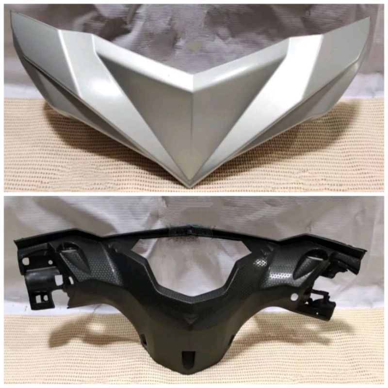 COVER BATOK DEPAN BELAKANG MIO M3 WARNA SILVER DOFF BATOK TOTOK MIO M3 MIO Z