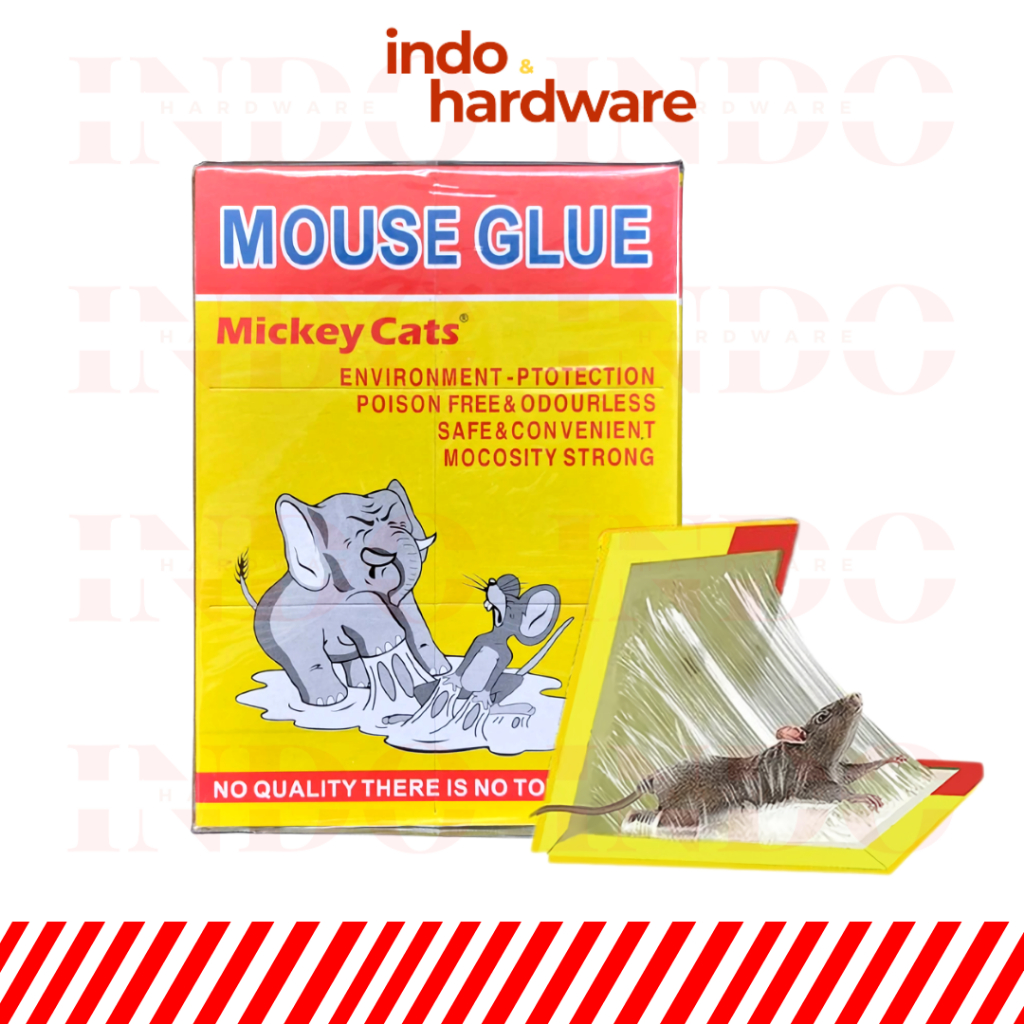 Lem Tikus Jebakan Perangkap Trap Tikus Super Lengket Bagus dan Ampuh Model Papan Buku Glue Board Mou