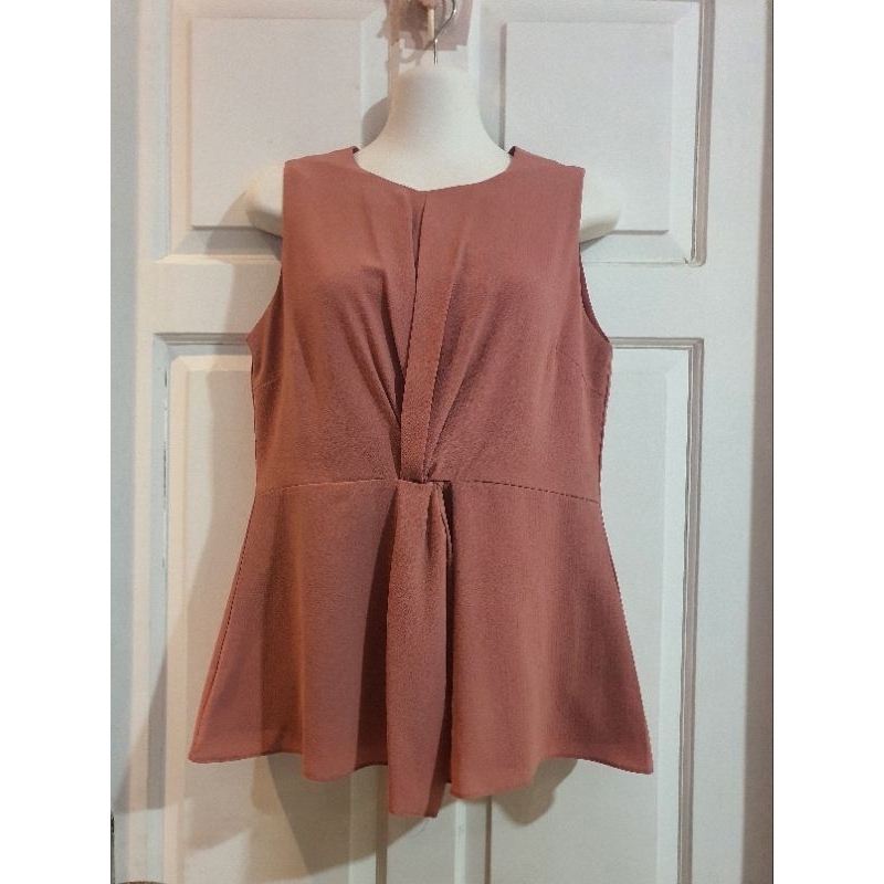 Top wanita Cotton ink studio pink size S