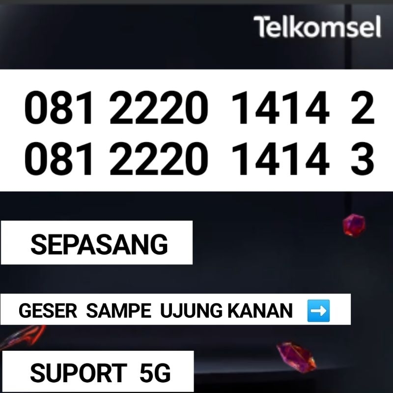 Nomor Cantik Simpati 4G Seri Kembar Murah Meriah