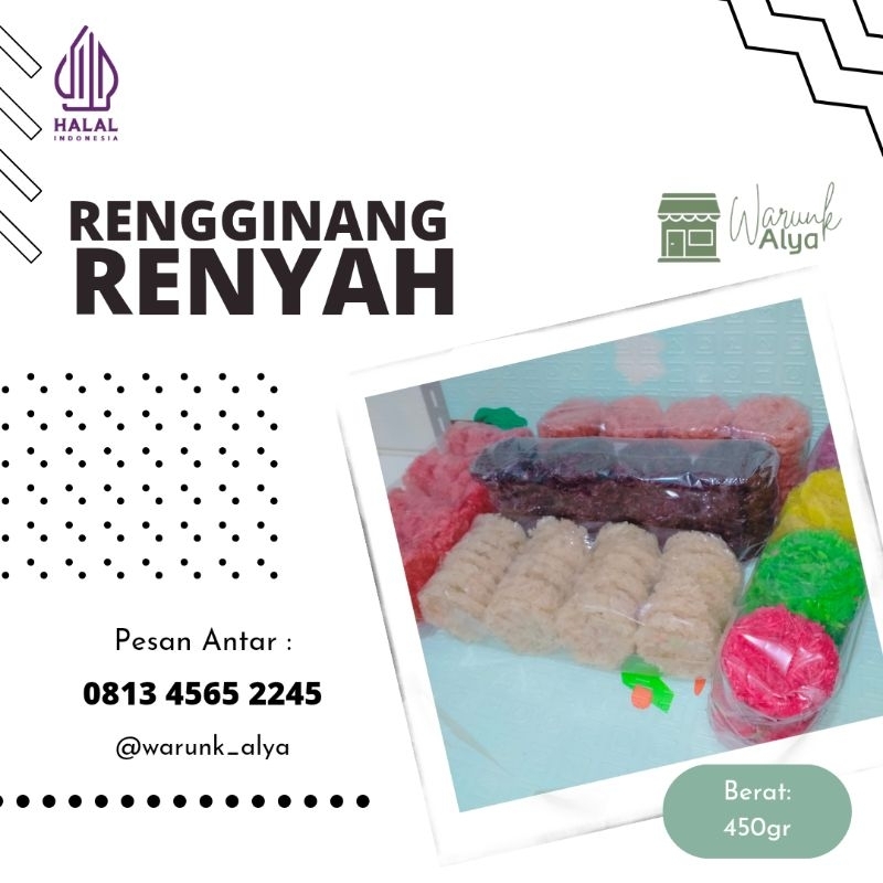 

Rengginang Siap Goreng: Kelezatan Gurih dan Renyah dalam Setiap Gigitan! (500gr)