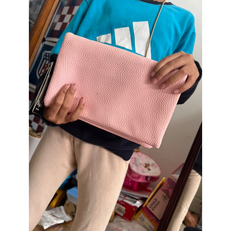 tas wanita/tas remaja/tas kondangan/tas lipat/tas pink