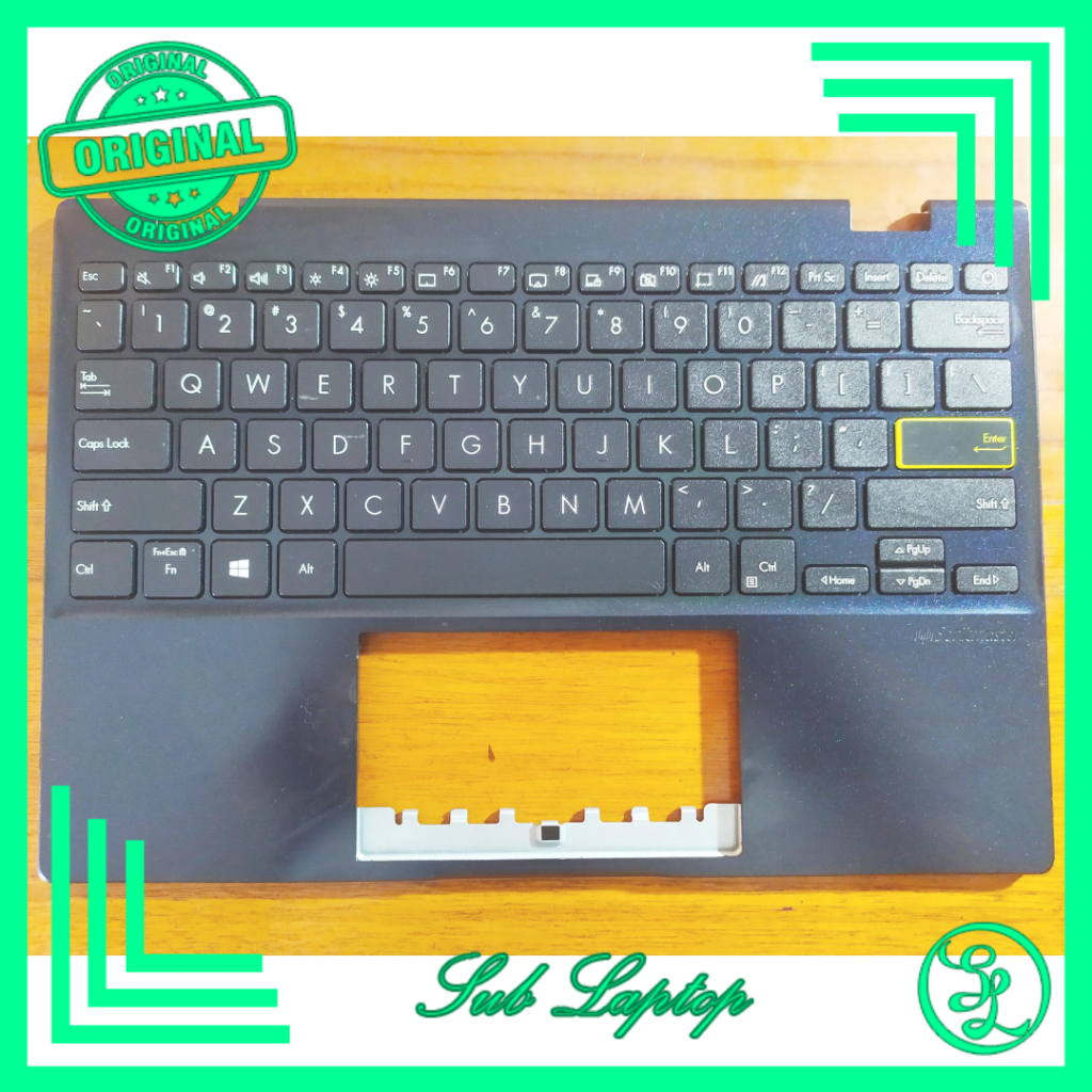 Frame Keyboard Normal Palmrest Topcase Asus Vivobook E210 E210M E210MA E210MAO Normal Mulus