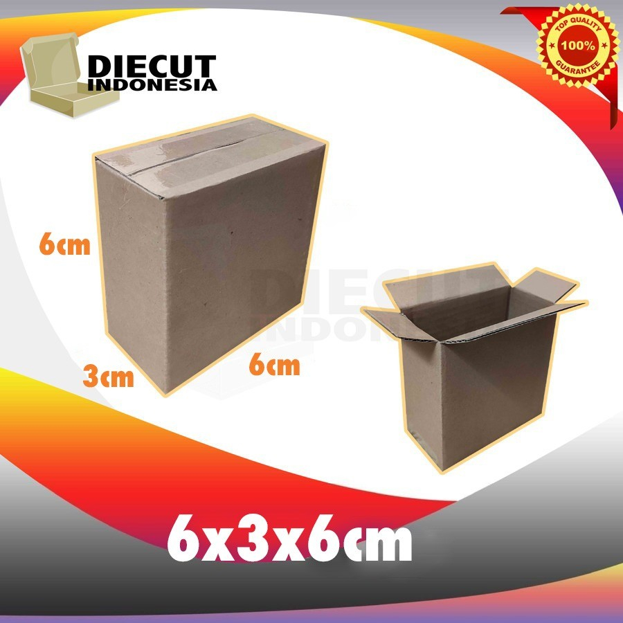 

Box BARU 6x3x6 cm kardus kotak baru packing packaging polos sheet