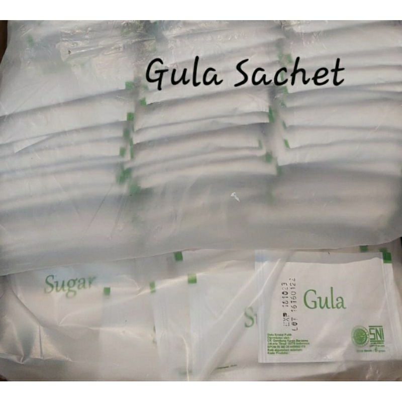 

250 pcs gula sachet