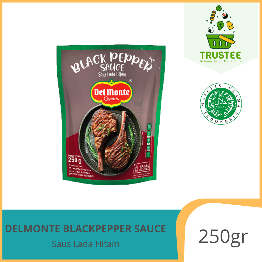 

Delmonte Saus Lada Hitam / Black Pepper Sauce 250gr
