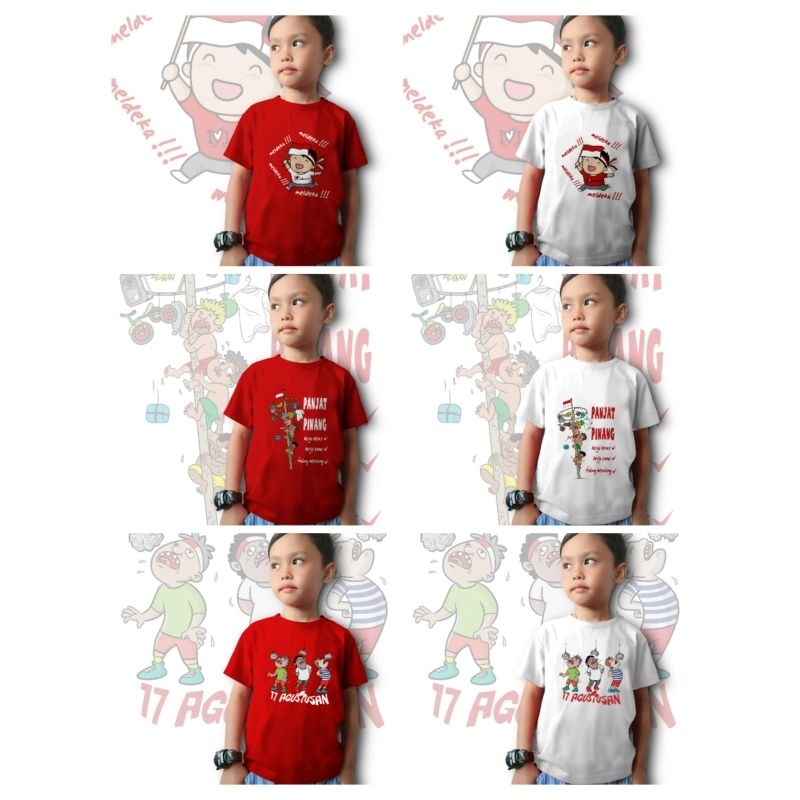 baju anak special 17 agustus kaos anak