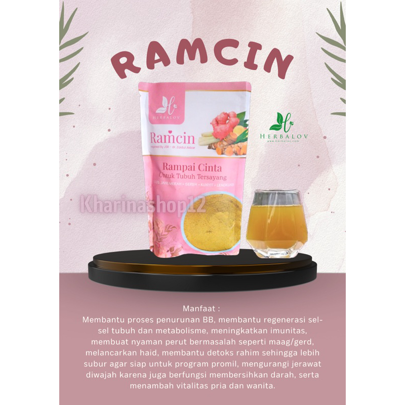 

HERBALOV RAMCIN SUPLEMEN KESEHATAN DAN KECANTIKAN