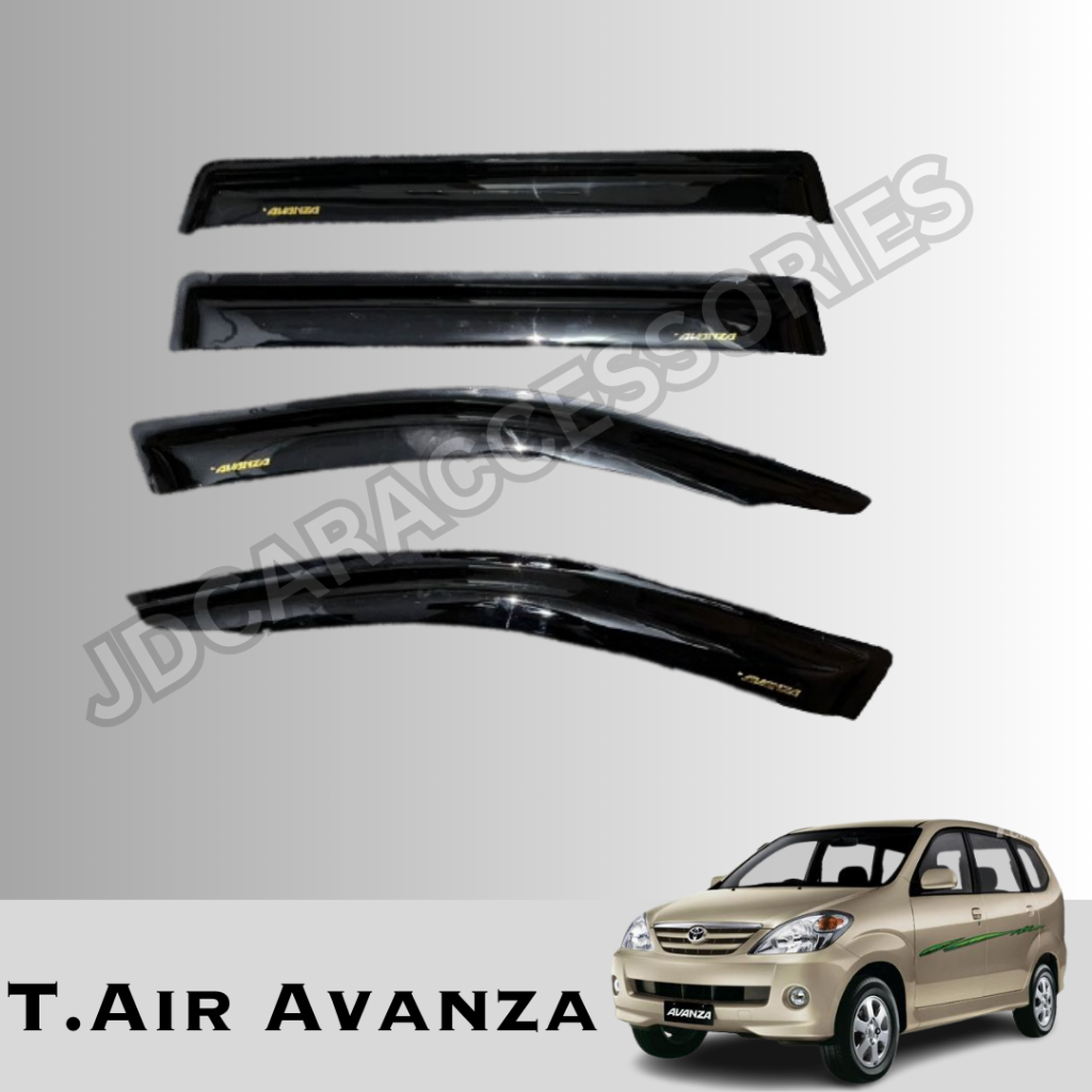 Talang air Avanza 2003 - 2011/Talang air 4 Pintu Avanza/ Talang air hitam mobil Avanza