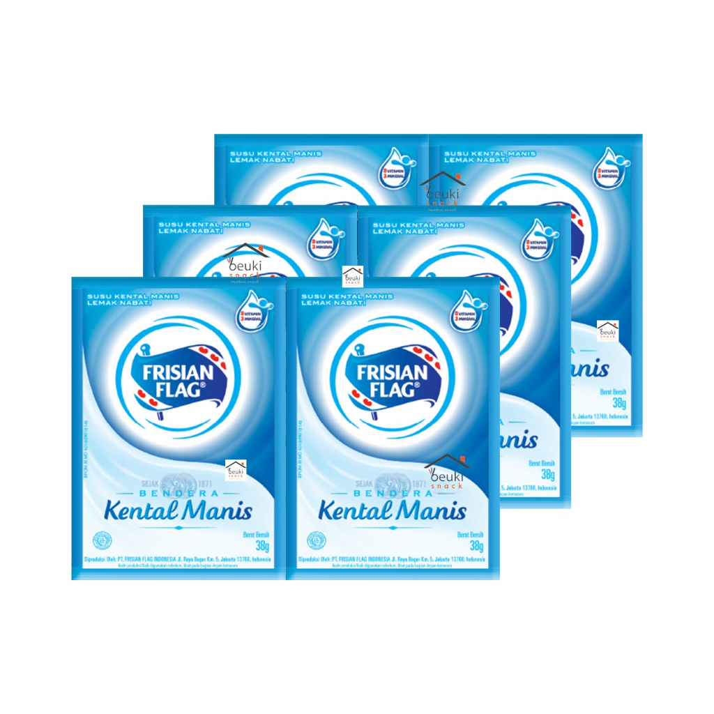 

Frisian Flag Susu Kental Manis Pack Isi 6 Sachet