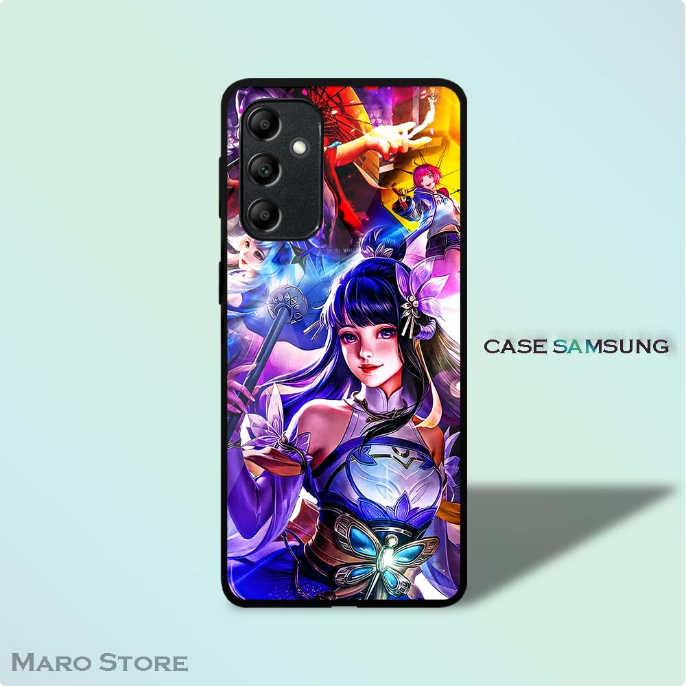 Case Glossy [GF23] Samsung A14 4G/5G | A24 | A34 | M14 | M23 Pic HD | Pelindung Smartphone | Motif H