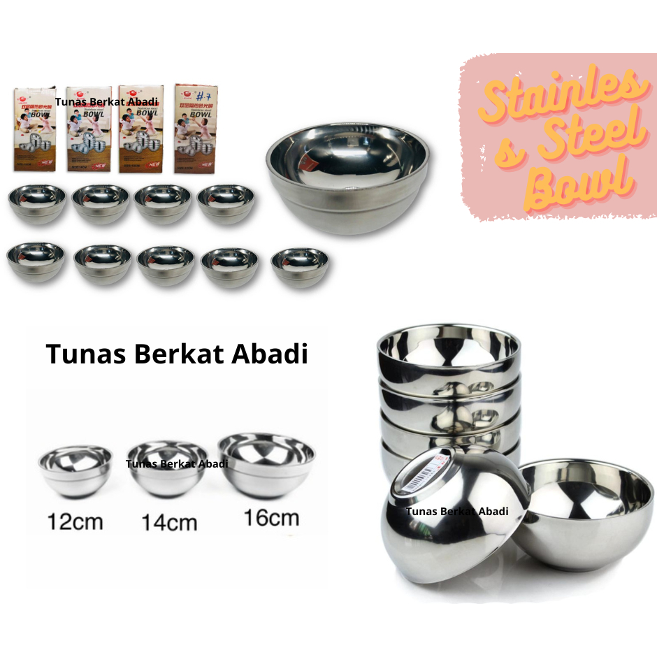 Stainless Steel Bowl / Mangkok Stainless Steel