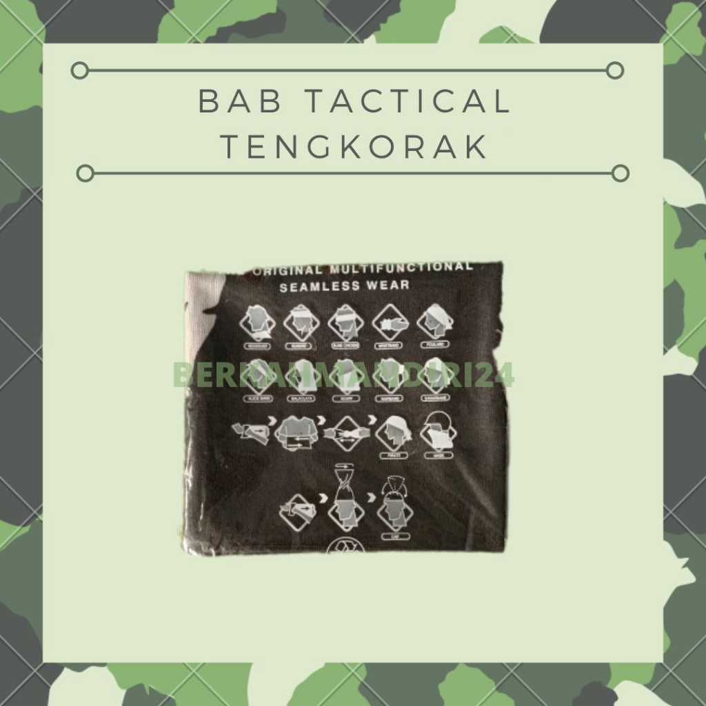 Buff Tactical Tengkorak Buff Masker Kopaska Kopassus Multifungsi Tengkorak