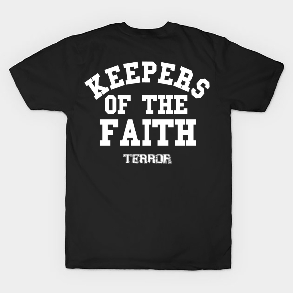 Kaos Musik TERROR Keepers of the Faith KOTF band hardcore t shirt