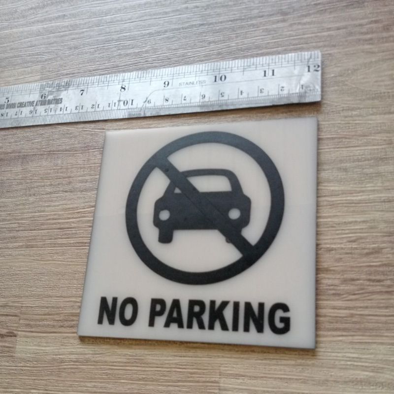 Signage Penanda Dilarang Parkir