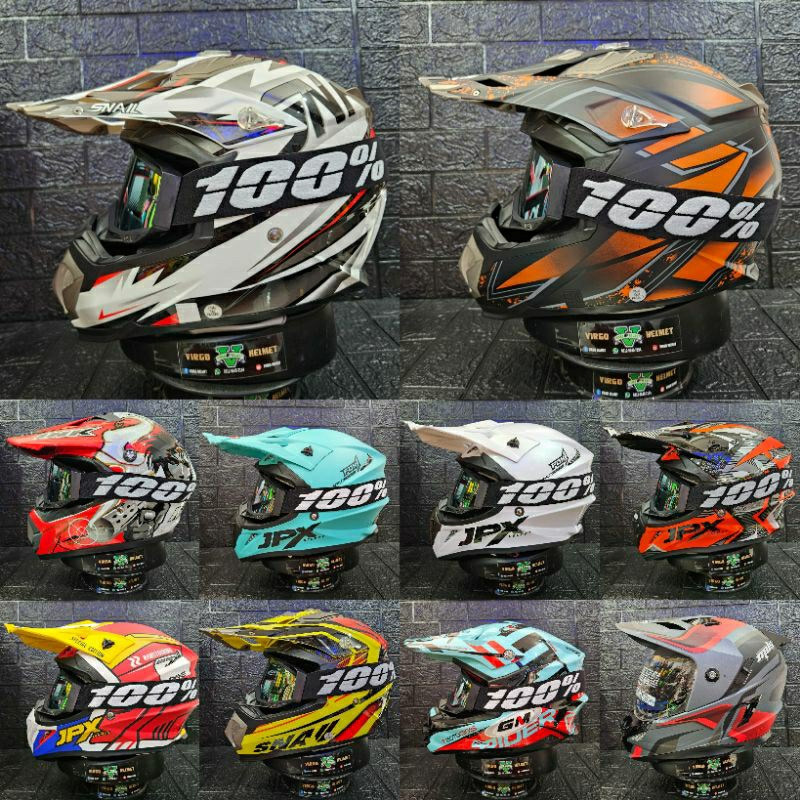 HELM TRAIL,CROSS JPX, KYT, MDS MOTIF|Berbagai macam helm trail