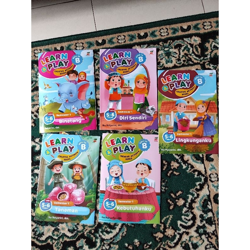 Buku anak TK B Learn and Play Buku paket