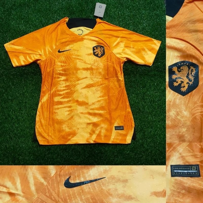 Jersey pildun 2022 piala dunia belanda home player issue pi murah