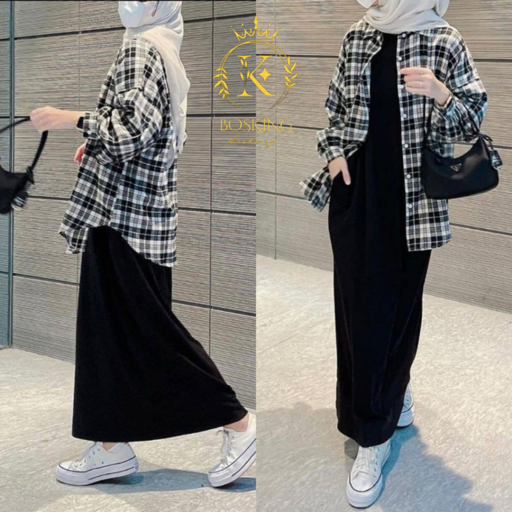 INNER DRESS SPAN SPANDEX/INNER GAMIS LONG DRESS