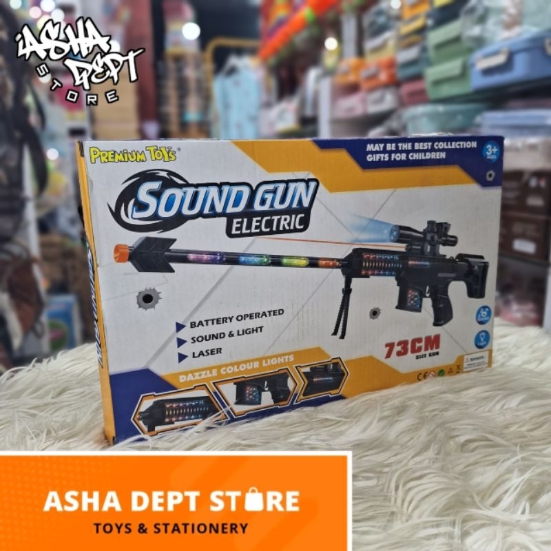 Mainan Sound Gun Electric laser tembak-tembakan