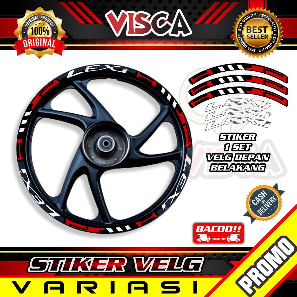 Stiker Velg List Velg Motor Stiker Velg LEXI