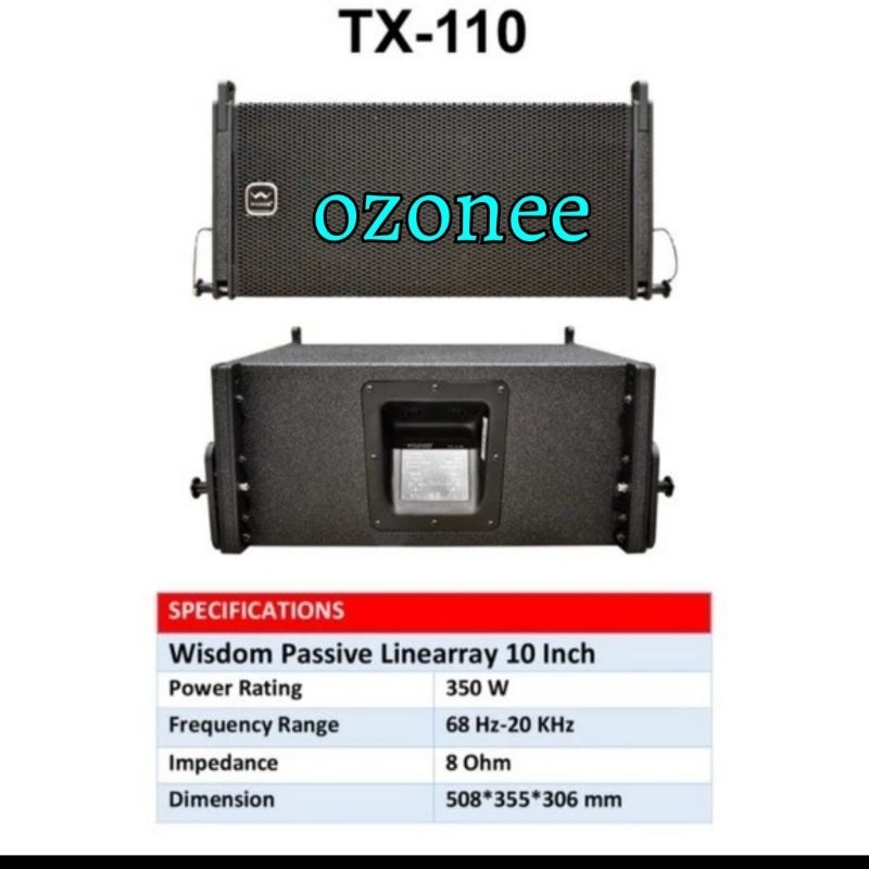WISDOM TX 110 SPEAKER LINE ARRAY  PASIF ORIGINAL GARANSI WISDOM TX110
